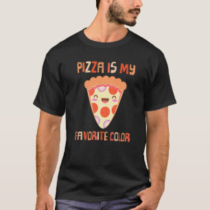 Meine Lieblingsfarbe ist Pizza Pepperoni Slice Dou T-Shirt