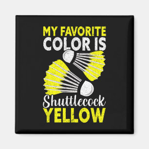 Meine Lieblingsfarbe ist Shuttle Yellow Funny Dmin Magnet