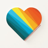 Meine Lieblingsfarbe ist Sunset Notizblock (Rückseite)