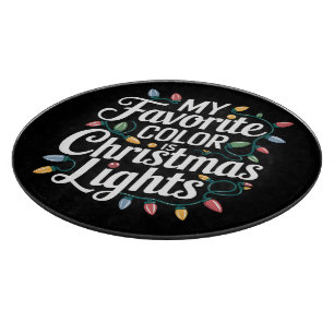 Meine Lieblingsfarbe ist Weihnachten Weihnachten W Schneidebrett