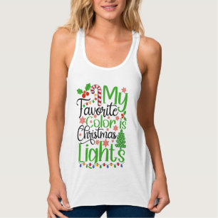 Meine Lieblingsfarbe ist Weihnachtslicht-55667 Tank Top