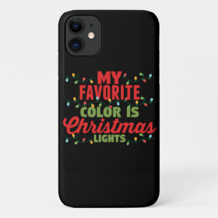Meine Lieblingsfarbe ist Weihnachtslicht Case-Mate iPhone Hülle