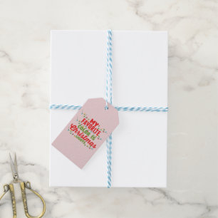 Meine Lieblingsfarbe ist Weihnachtslicht Geschenkanhänger