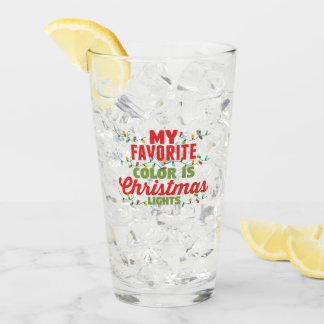 Meine Lieblingsfarbe ist Weihnachtslicht Glas