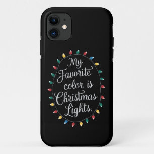 Meine Lieblingsfarbe sind Weihnachtslichter Xmas F Case-Mate iPhone Hülle