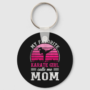 Meine Lieblingsfrau Karate Girl nennt mich Mama Mü Schlüsselanhänger