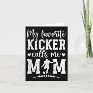 Meine Lieblingsfußball-Mama eines Fußballkick Karte