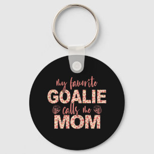 Meine Lieblingsgoalie nennt mich Mama Hockey Goali Schlüsselanhänger