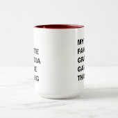 Meine Lieblingsgroßmutter hat mir diese Tasse lust (Zentrum)