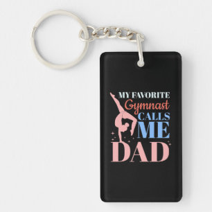 Meine Lieblingsgymnastin nennt mich Daddy Schlüsselanhänger