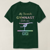 Meine Lieblingsgymnastin nennt mich Gigi Stolz Gym T-Shirt (Design vorne)