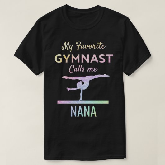 Meine Lieblingsgymnastin nennt mich Nana Proud Gym T-Shirt (Design vorne)
