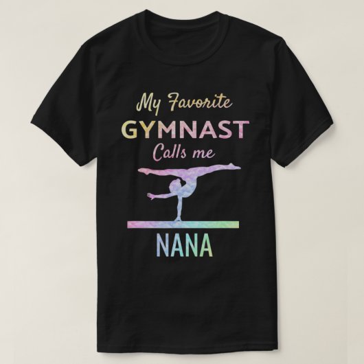 Meine Lieblingsgymnastin nennt mich Nana Proud Gym T-Shirt (Design vorne)
