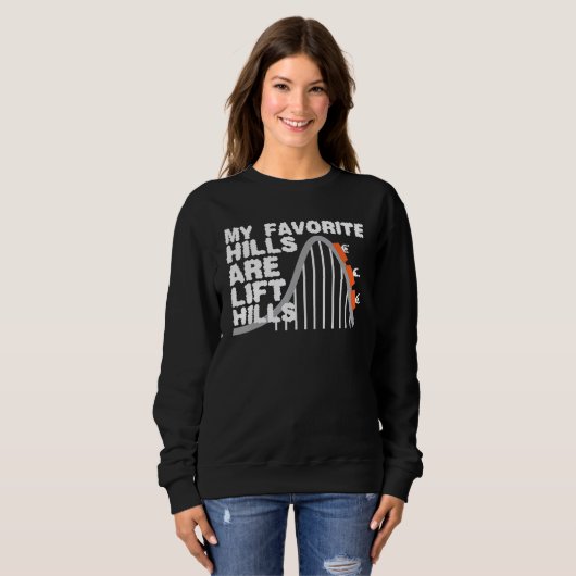 Meine Lieblingshügel sind der Roller-Untersetzer v Sweatshirt (Vorne ganz)