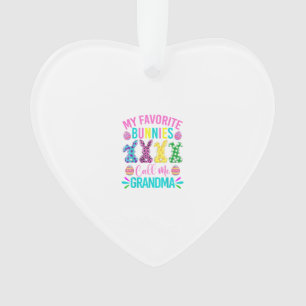 Meine Lieblingskaninchen nennen mich Oma-Shirt Süß Ornament