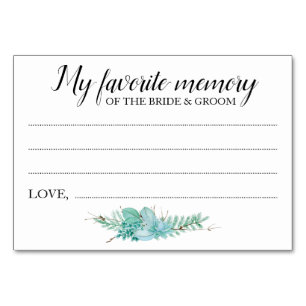 Meine Lieblingskarten für Gedächtnishochzeiten - S Tischnummer