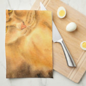 Meine Lieblingskatze Geschirrtuch (Viertel Falte)