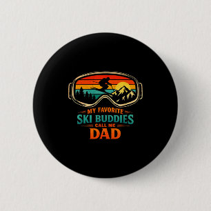 Meine Lieblingskifahrer nennen mich Papa Skifahren Button