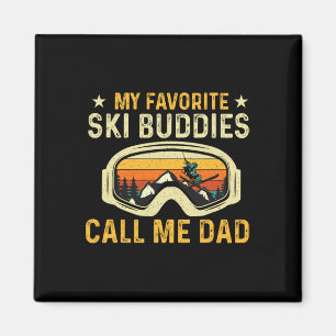 Meine Lieblingskifreunde nennen mich Papa - Skifah Magnet