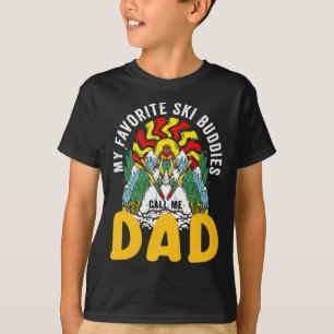 Meine Lieblingskifreunde nennen mich Papa Skifahre T-Shirt