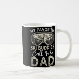 Meine Lieblingskifreunde nennen mich Papa Vintage Kaffeetasse