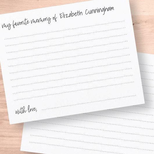 Meine LieblingsMemory-Beerdigung Moderne Gedächtni