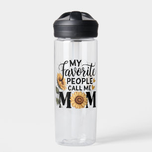 Meine Lieblingsmenschen nennen Mama Lustiges Mama- Trinkflasche
