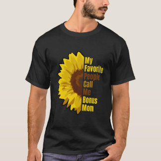 Meine Lieblingsmenschen nennen mich Bonus-Mama Rad T-Shirt