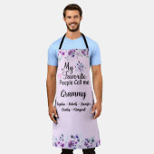 Meine Lieblingsmenschen nennen mich Grammy | Name Schürze (Getragen)
