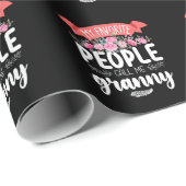 Meine Lieblingsmenschen nennen mich Granny Muttert Geschenkpapier (Rolleneckpunkt)