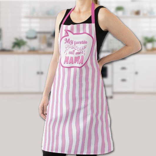 Meine Lieblingsmenschen nennen mich Mama Mother's  Schürze