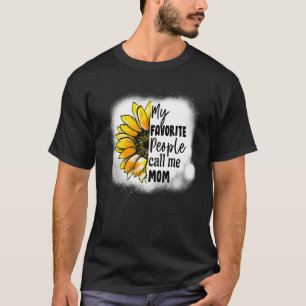 Meine Lieblingsmenschen nennen mich Mama Sonnenblu T-Shirt