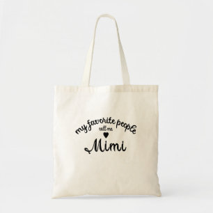 Meine Lieblingsmenschen nennen mich Mimi Oma Gesch Tragetasche