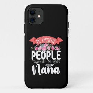 Meine Lieblingsmenschen nennen mich Nana Muttertag Case-Mate iPhone Hülle