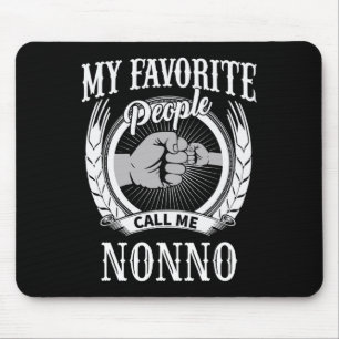 Meine Lieblingsmenschen nennen mich Nonno Italieni Mousepad