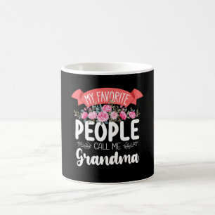 Meine Lieblingsmenschen nennen mich Oma am Muttert Kaffeetasse