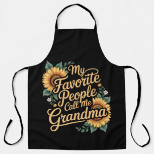 Meine Lieblingsmenschen nennen mich Oma am Muttert Schürze