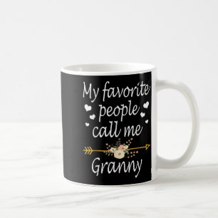 Meine Lieblingsmenschen nennen mich Oma Muttertags Kaffeetasse
