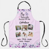 Meine Lieblingsmenschen nennen mich Oma, Namen und Schürze (Vorderseite)