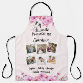 Meine Lieblingsmenschen nennen mich Oma, Namen und Schürze (Vorderseite)