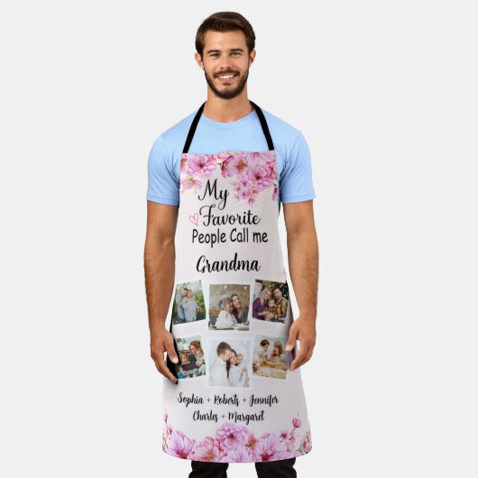 Meine Lieblingsmenschen nennen mich Oma, Namen und Schürze (Getragen)