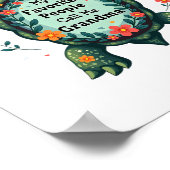 Meine Lieblingsmenschen nennen mich Oma Turtle - O Poster (Ecke)