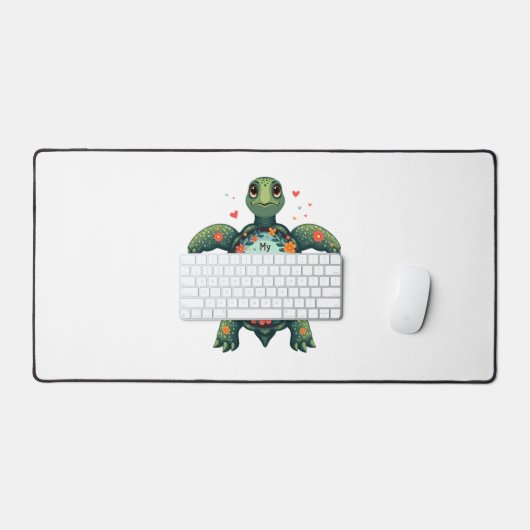 Meine Lieblingsmenschen nennen mich Oma Turtle - O Schreibtischunterlage (Tastatur & Maus)