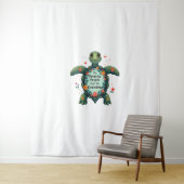 Meine Lieblingsmenschen nennen mich Oma Turtle - O Wandteppich (Beispiel)