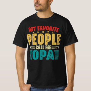 Meine Lieblingsmenschen nennen mich Opa Lustiger V T-Shirt