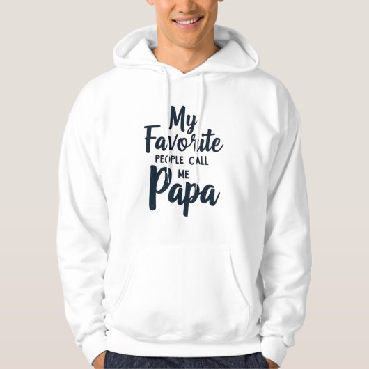 Meine Lieblingsmenschen nennen mich Papa03 | Funny Hoodie (Vorderseite)