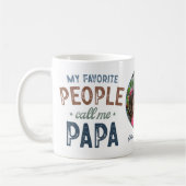 Meine Lieblingsmenschen nennen mich Papa Personali Kaffeetasse (Links)