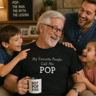 Meine Lieblingsmenschen nennen mich Pop Lustiges G T-Shirt