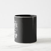 Meine Lieblingsmenschen nennen mich Pop-Pop Vatert Zweifarbige Tasse (Mittel)