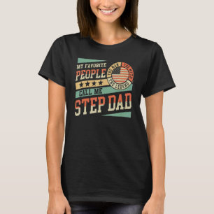 Meine Lieblingsmenschen nennen mich Stepdad Men Re T-Shirt